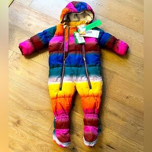 Baby Molo Brand waterproof snowsuit 18 months
Never worn with tags